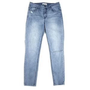 3/$25!! Harper Heritage Stretch Destructed Skinny Jeans Light Wash Size 27